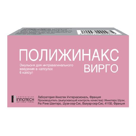 Фото Полижинакс Вирго, эмульсия в капсулах, 6 шт.