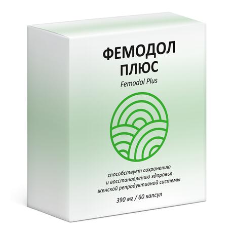 Фото Фемодол Плюс капсулы 390 мг, 60 шт.