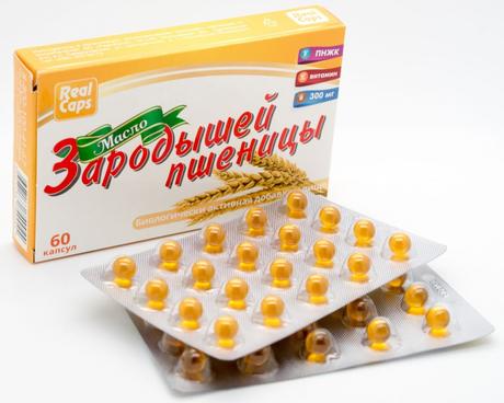 Фото Масло зародышей пшеницы, капсулы 300 мг, 60 шт.