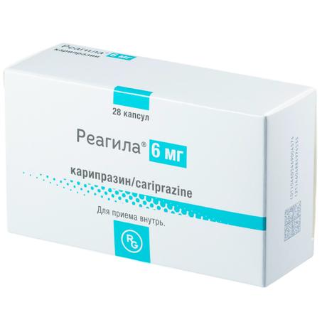 Фото Реагила, капсулы 6 мг, 28 шт.