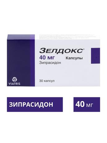 Фото Зелдокс, капсулы 40 мг, 30 шт.