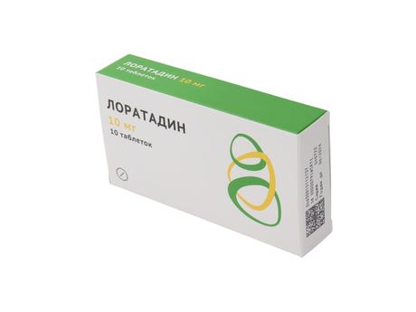 Фото Лоратадин, таблетки 10 мг, 10 шт. (Озон Фарм)