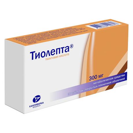 Фото Тиолепта таблетки, покрытые пленочной оболочкой 300 мг, 30 шт.