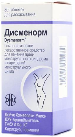 Фото Дисменорм, таблетки, 80 шт.