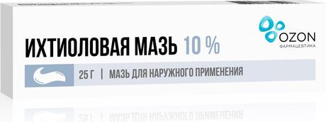 Фото Ихтиоловая мазь, 10%, 25 г