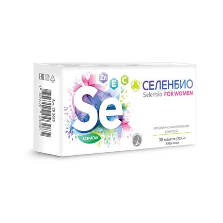 Фото Селенбио for women, таблетки 505 мг, 30 шт.