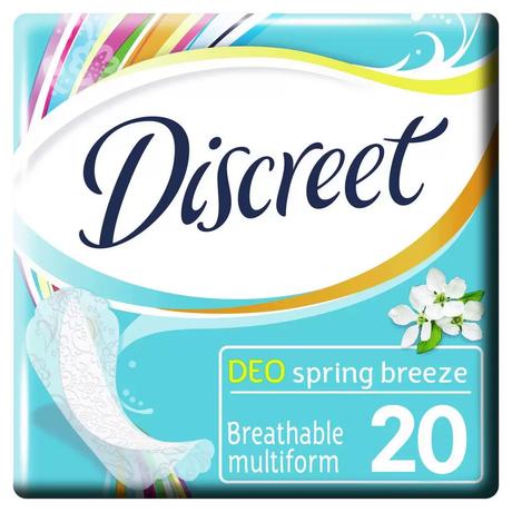 Фото Прокладки Discreet на каждый день Deo spring breeze multiform, 20 шт.