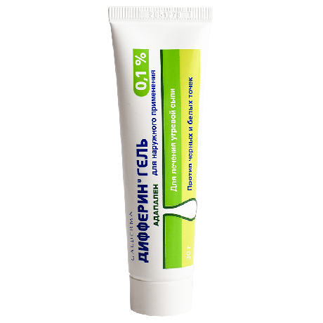 Фото Дифферин, гель 0.1%, 30 г