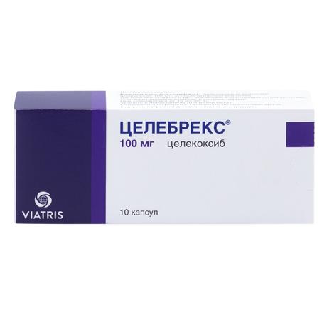 Фото Целебрекс, капсулы 100 мг, 10 шт.
