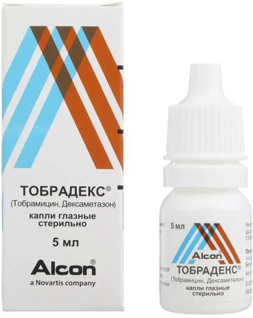 Фото Тобрадекс, капли глазные, 5 мл