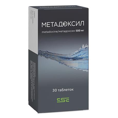 Фото Метадоксил, таблетки 500 мг, 30 шт.