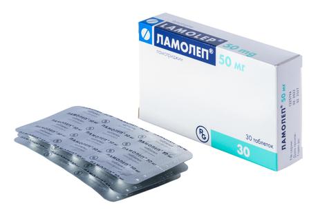 Фото Ламолеп, таблетки 50 мг, 30 шт.