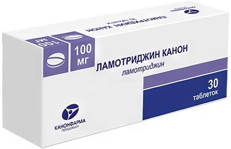 Фото Ламотриджин Канон, таблетки 100 мг, 30 шт.