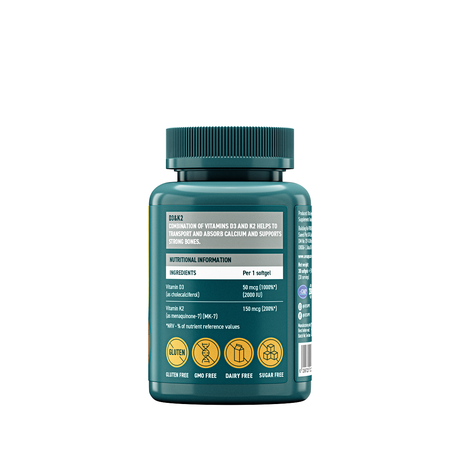 Фото UESUPPS Ультра Энерджи Витамин D3 и К2, капсулы, 30 шт.