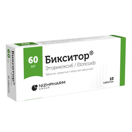 Фото Бикситор, таблетки покрыт. плен. об. 60 мг, 10 шт.