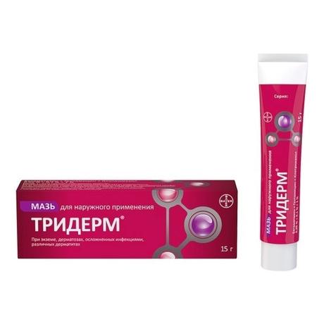 Фото Тридерм, мазь 15 г