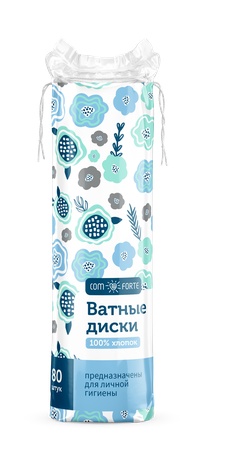 Фото Ватные диски ComForte, 80 шт.