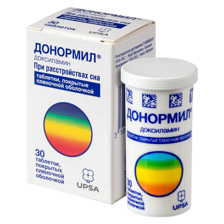 Фото Донормил, таблетки 15 мг, 30 шт.
