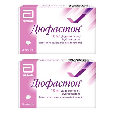 Фото Набор 2уп Дюфастон таб п/п/об 10мг 28шт