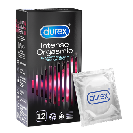 Фото Презервативы Durex Intense Orgasmic, 12 шт.