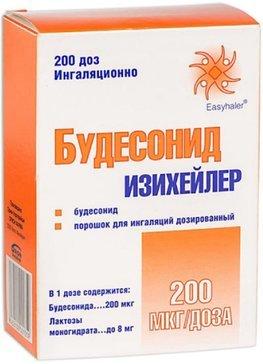 Фото Будесонид Изихейлер, порошок для ингаляций 200 мкг/доза, 200 доз