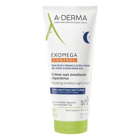 Фото A-Derma Exomega Control, крем-эмолент восстанавливающий смягчающий ночной, 200 мл
