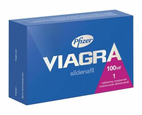 Фото Виагра, таблетки 100 мг, 1 шт.