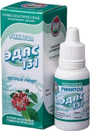 Фото Ринитол ЭДАС-131, капли гомеопатические 15 мл