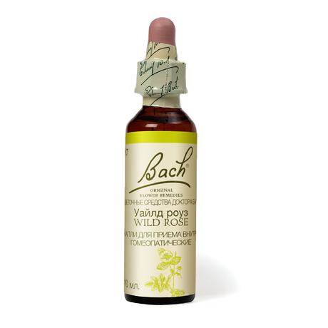 Фото Капли Баха Уайлд Роуз №37, капли гомеопатические флакон, 10 мл