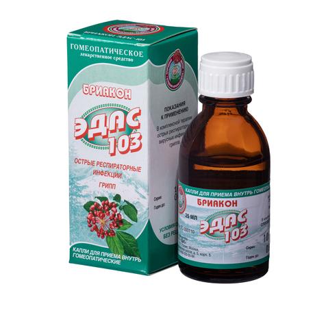 Фото Бриакон Эдас-103, капли гомеопатические 25 мл
