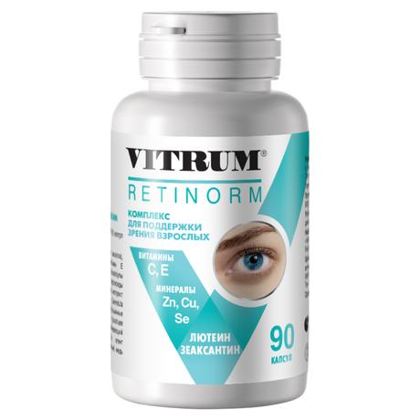 Фото Витрум Ретинорм, капсулы 598 мг, 90 шт.