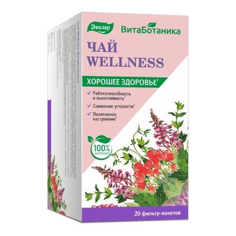 Фото ВитаБотаника Wellness, чай, фильтр-пакеты 1,5 г, 20 шт.