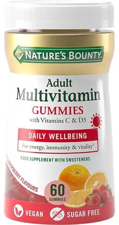 Фото Nature'S Bounty Мультивитамины для взрослых жеват пастилки-гаммис 2 г х60
