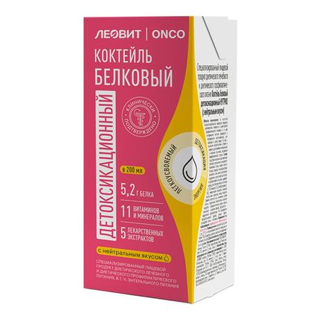 Фото Леовит ONCO Коктейль белков детоксикационный (нейтральный вкус), 200 мл