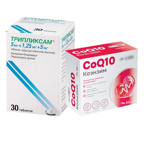 Фото Набор Трипликсам табл х30 и Коэнзим Q10 BioForte капс х30