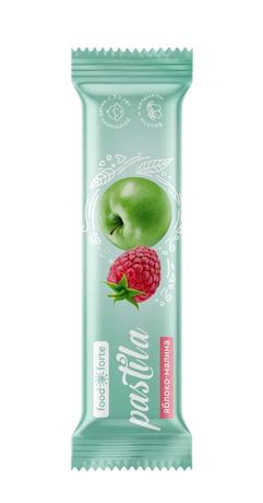 Фото Пастила фруктовая FoodForte, Яблоко и малина, 27 г