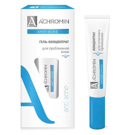 Фото Ахромин, гель-концентрат для отбеливания пигментных пятен, 15 мл.
