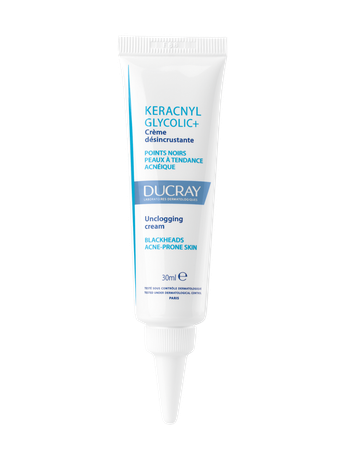 Фото Ducray Keracnyl Glycolic+ крем очищающий матирующий, 30 мл