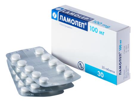 Фото Ламолеп, таблетки 100 мг, 30 шт.