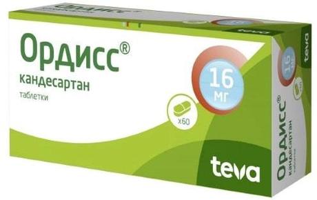 Фото Ордисс, таблетки 16 мг, 60 шт.