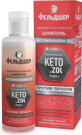 Фото Фельдшер, шампунь от перхоти (Кетоконазол 2%), флакон 125 мл