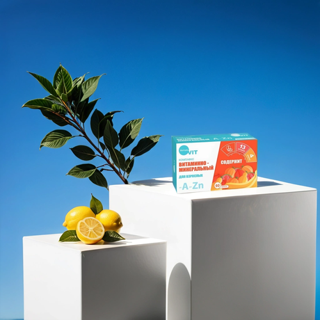 Фото Verrum Vit, витаминно-минеральный комплекс от А до Zn, таблетки, 60 шт.