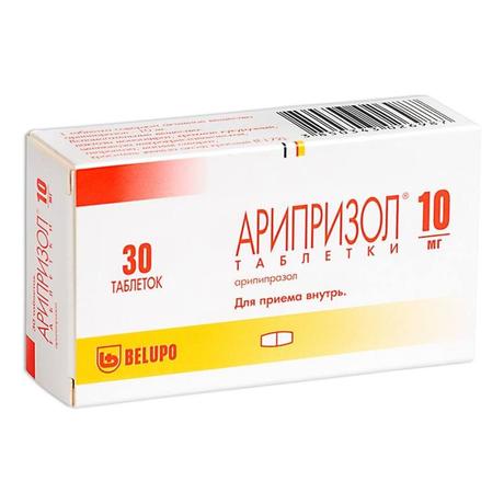 Фото Арипризол, таблетки 10 мг, 30 шт.