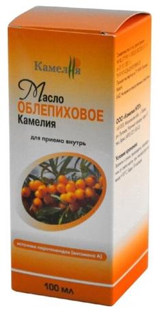 Фото Облепиховое масло Камелия, 100 мл