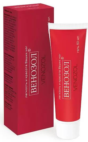 Фото Венозол, гель против варикоза, 50 мл