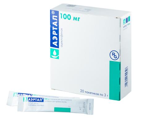 Фото Аэртал, порошок 100 мг, 20 шт.