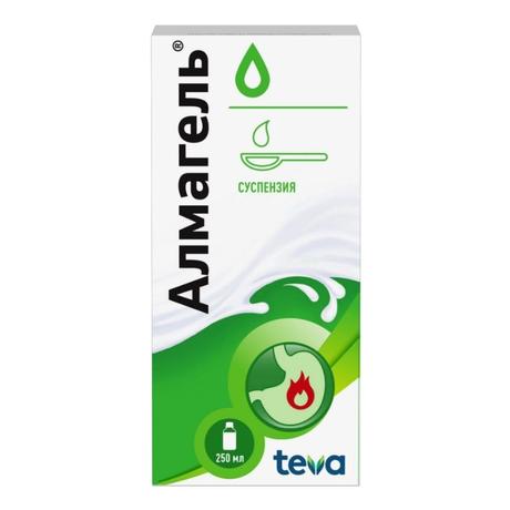Фото Алмагель, суспензия для приема внутрь 250 мл, 1 шт.