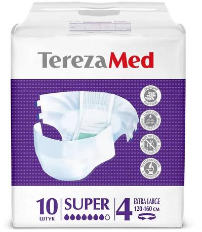 Фото TerezaMed, подгузники для взрослых XL Super, 10 шт.