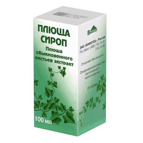 Фото Плюща сироп, 100 мл