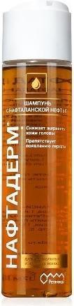 Фото Нафтадерм, шампунь с нафталанской нефтью, 250 мл